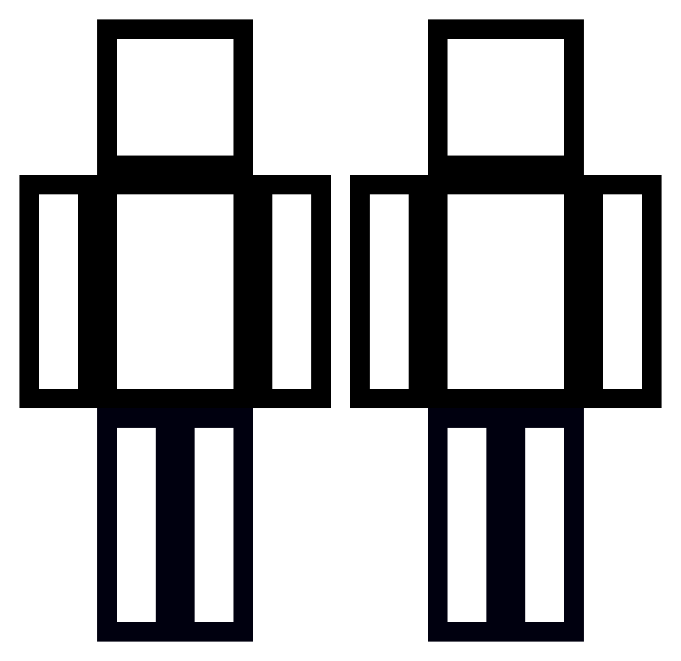sangphaam Minecraft skin, front and back view