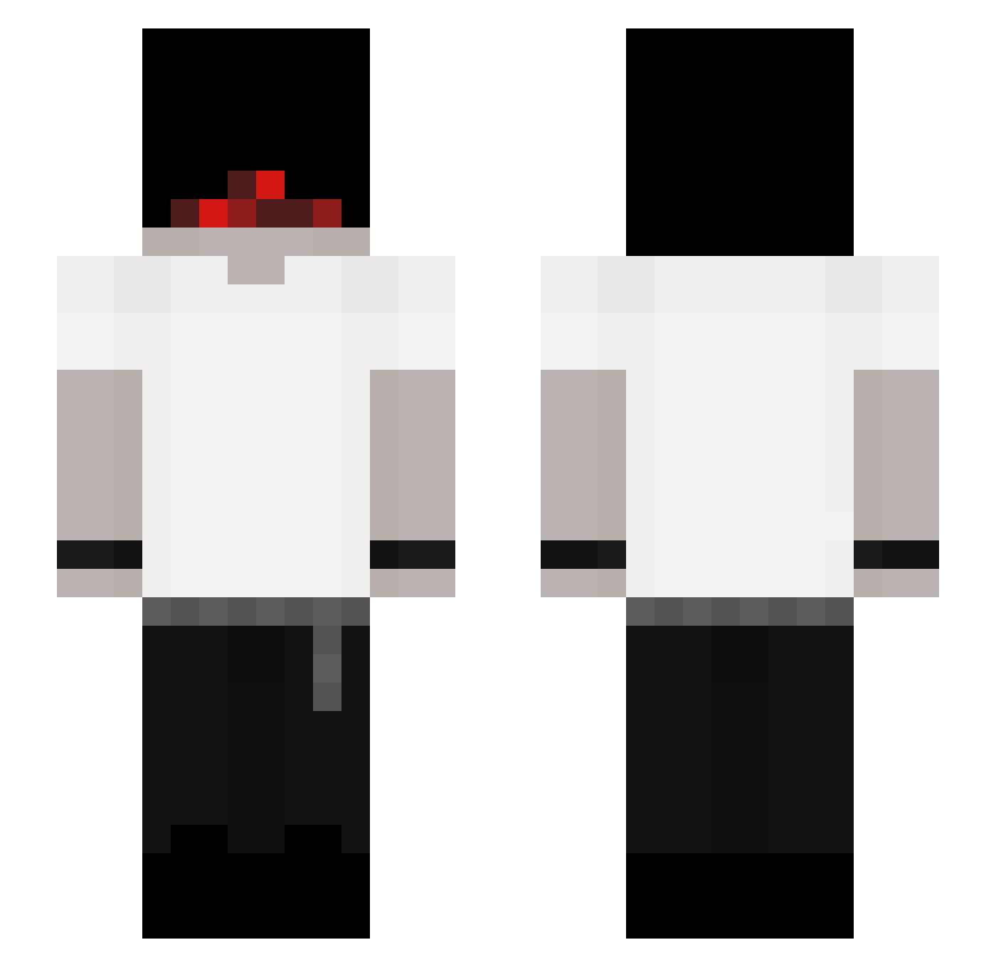 _Uminity_ Minecraft skin, front and back view
