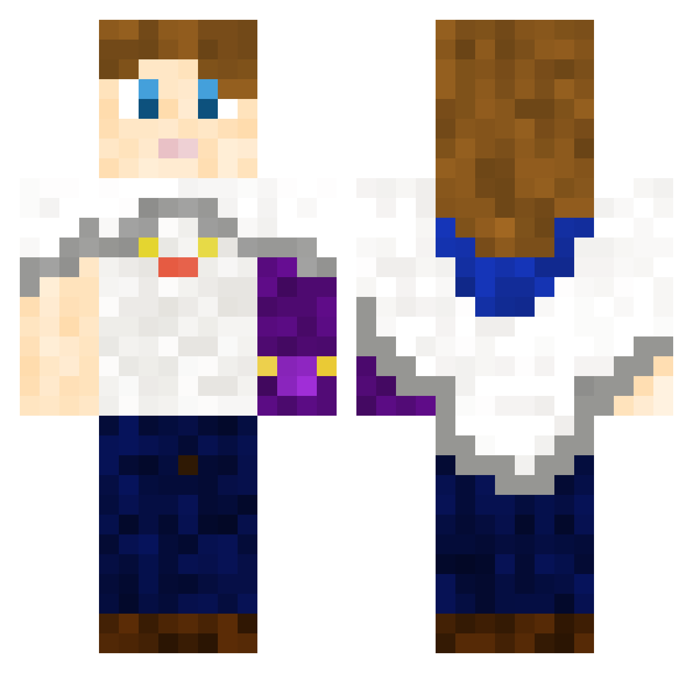 theboompizza1 Minecraft skin, front and back view