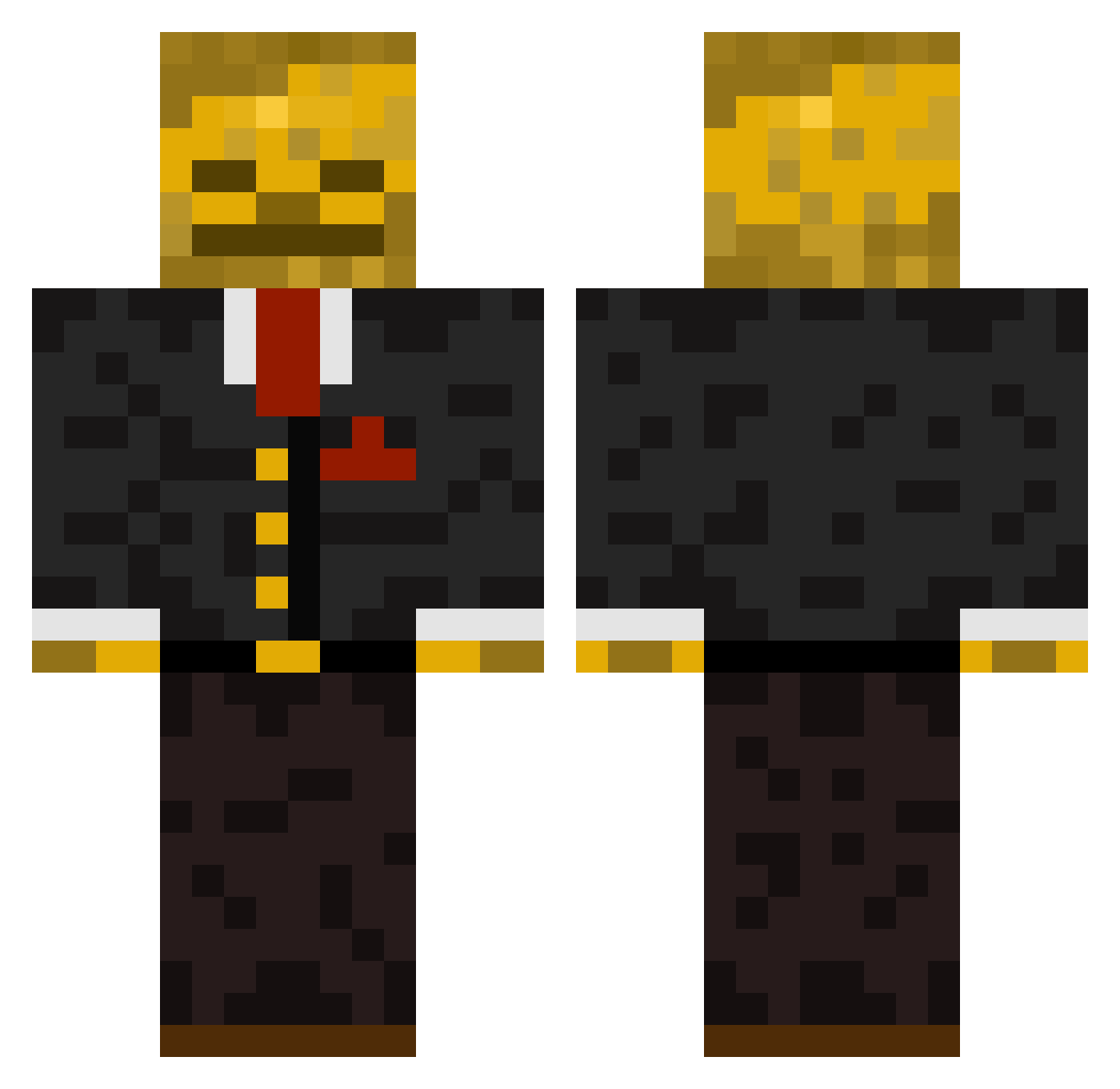 CRD_PL Minecraft skin, front and back view
