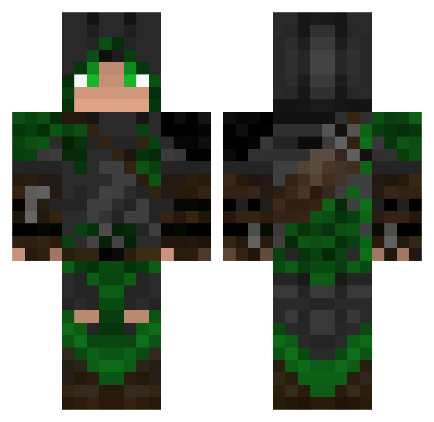 BTim_ Minecraft skin, front and back view
