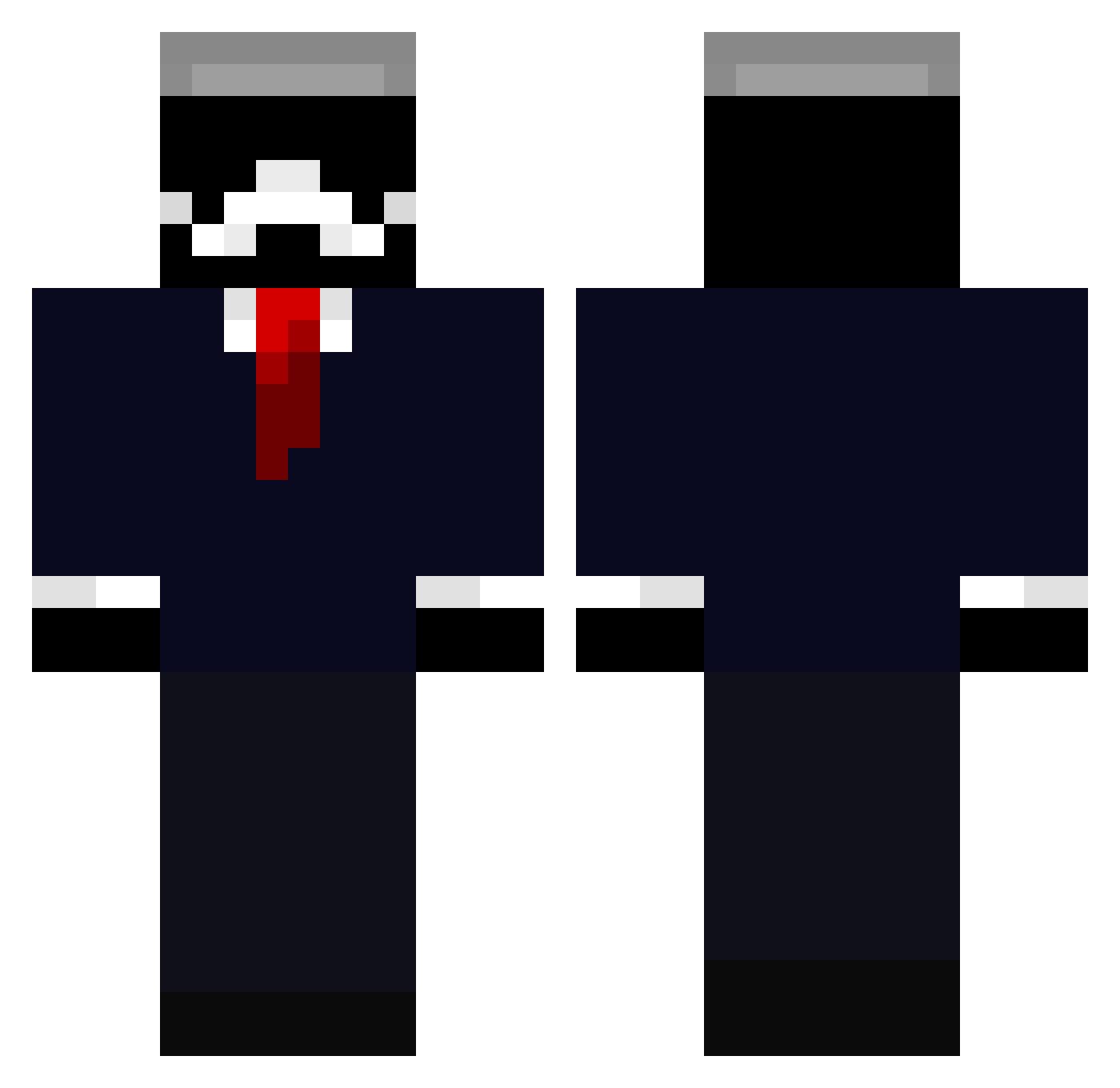 ThatShadowGuy213 Minecraft skin, front and back view
