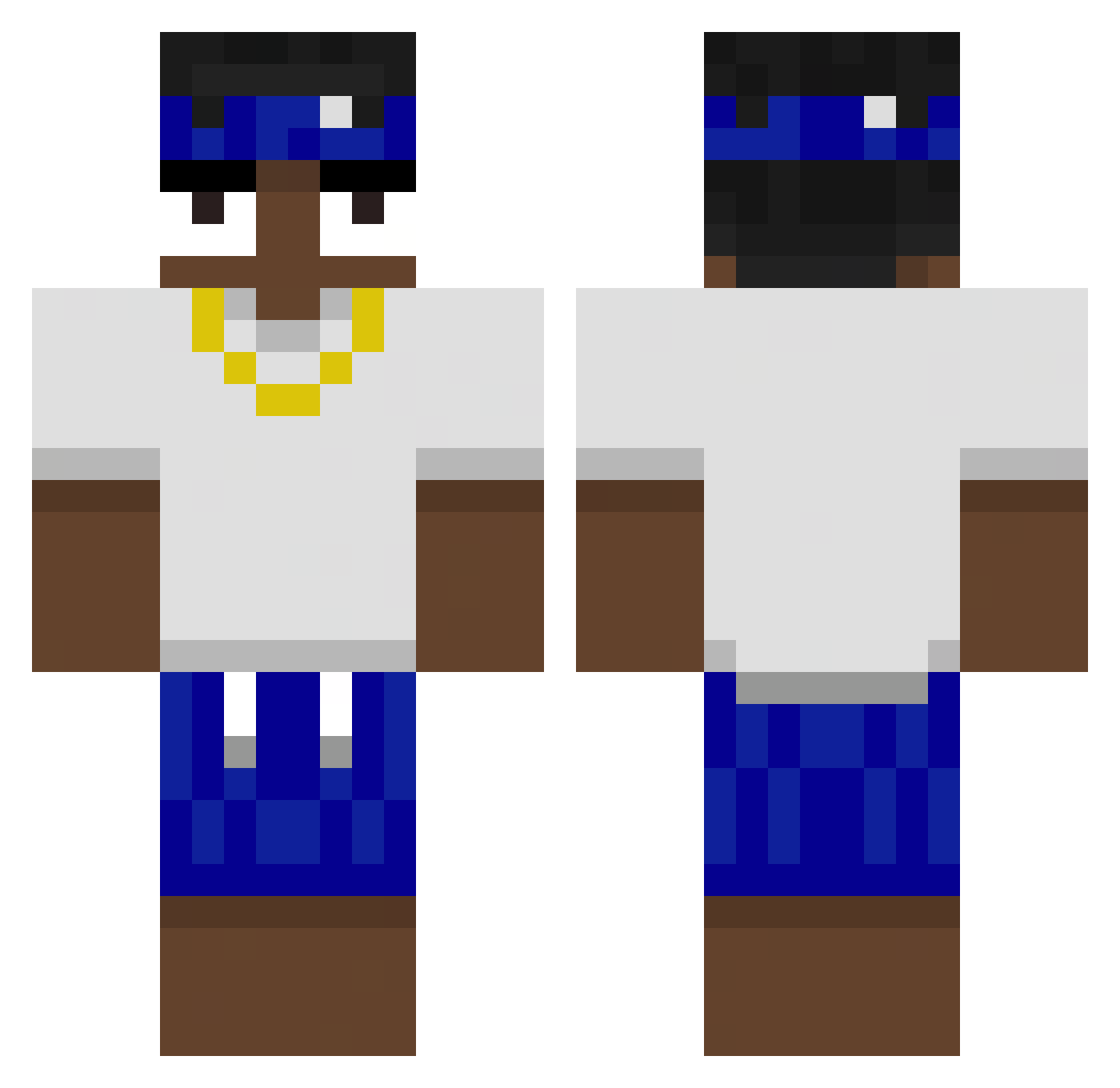 PatrickKopp Minecraft skin, front and back view