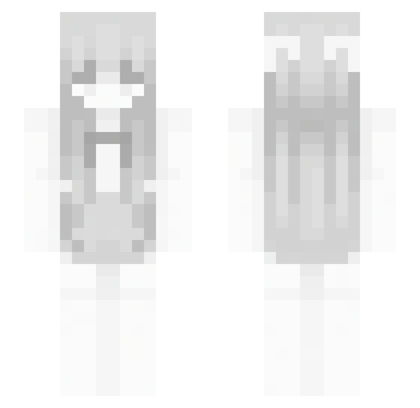 roiyal Minecraft skin, front and back view