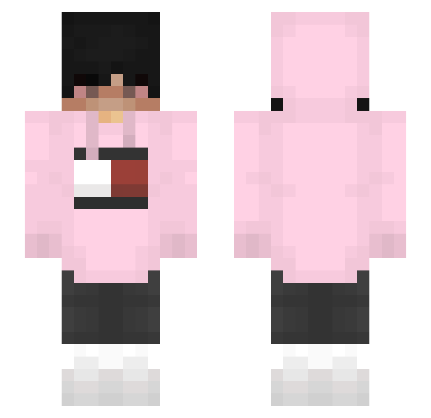 StayHiqh_ Minecraft skin, front and back view