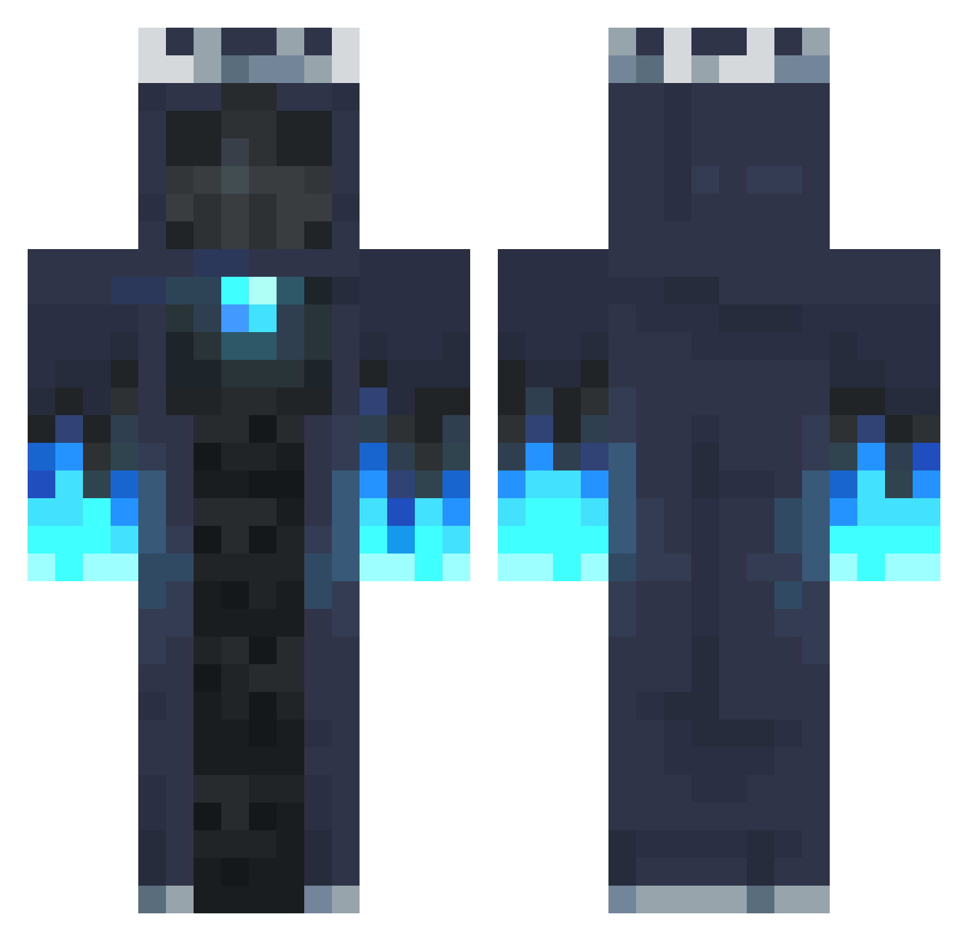 tschmits Minecraft skin, front and back view