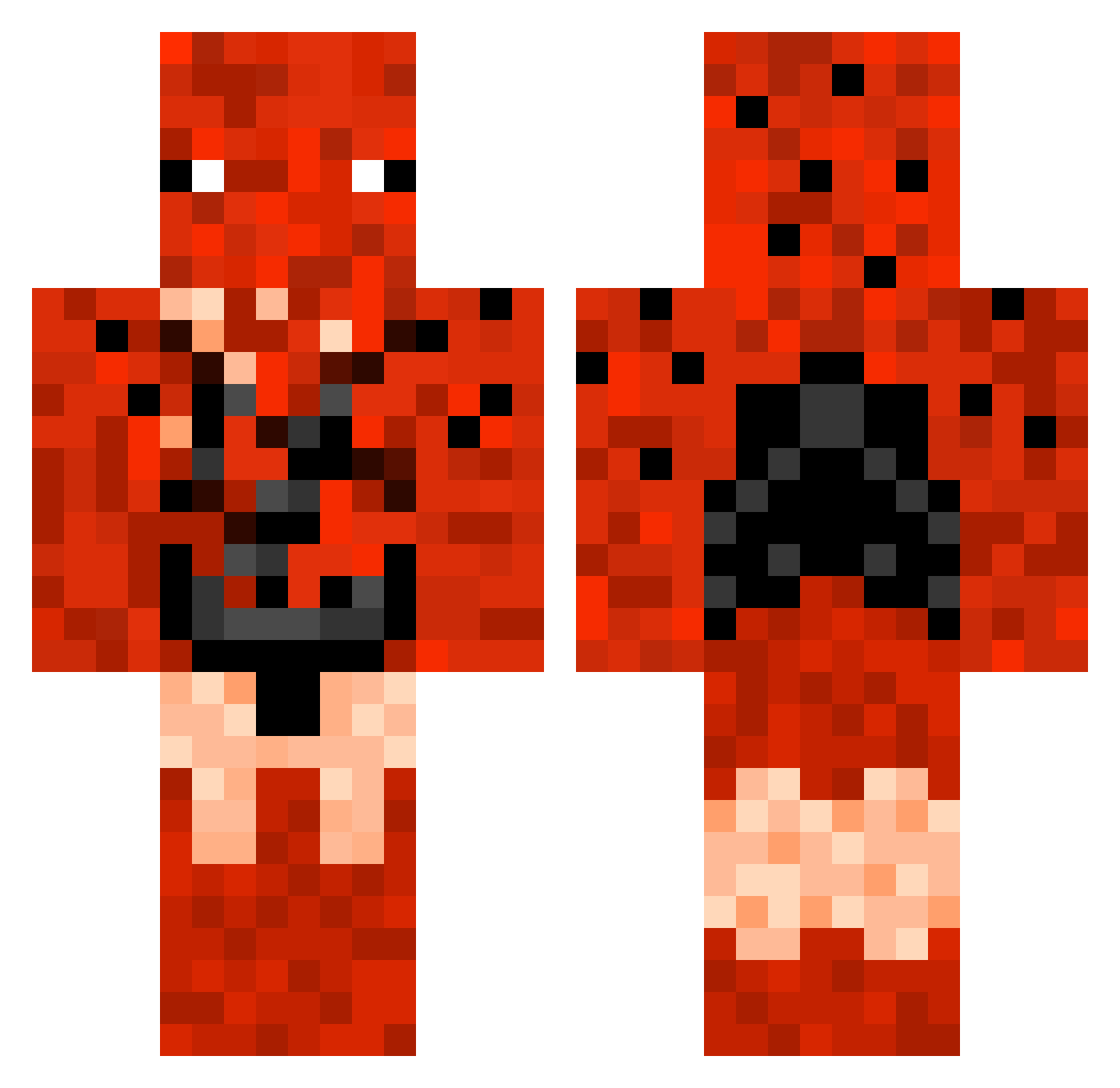 Maggie_Dawg Minecraft skin, front and back view