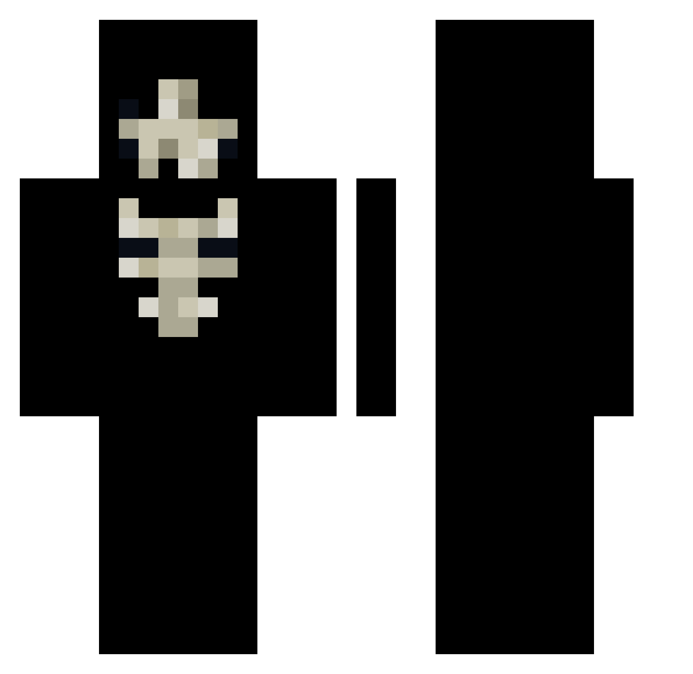KidneyFailure200 Minecraft skin, front and back view