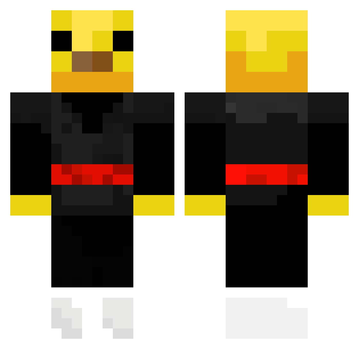kainz24hoursgame Minecraft skin, front and back view