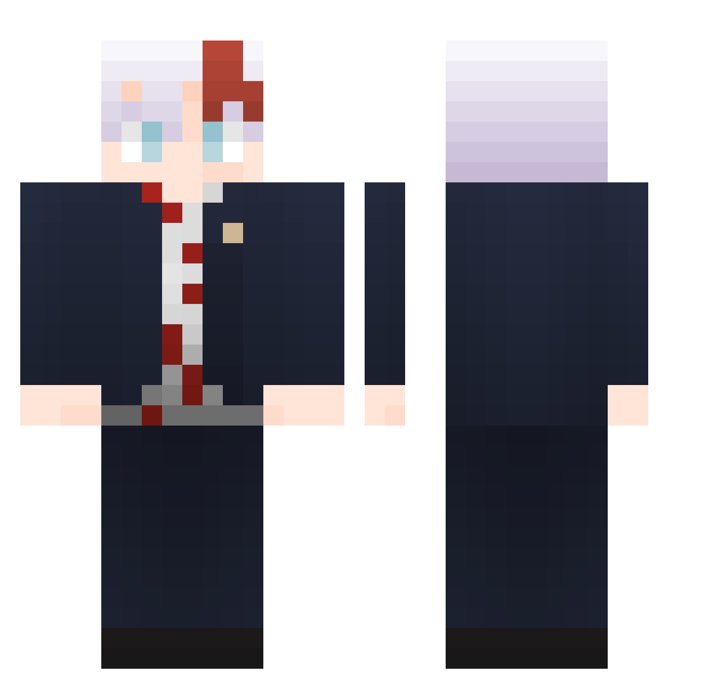 mysterious_box_ Minecraft skin, front and back view