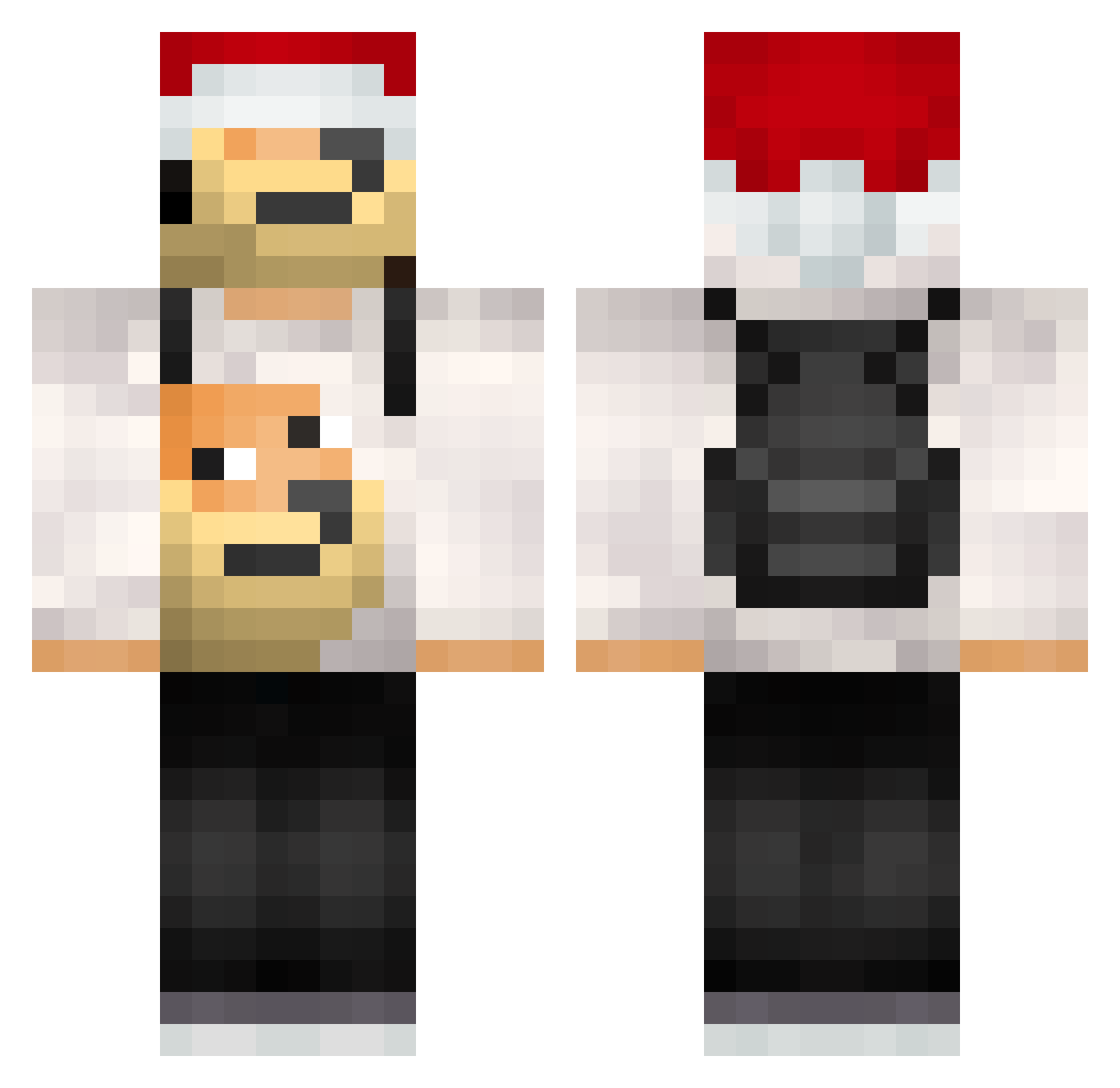 Shawn_LM Minecraft skin, front and back view