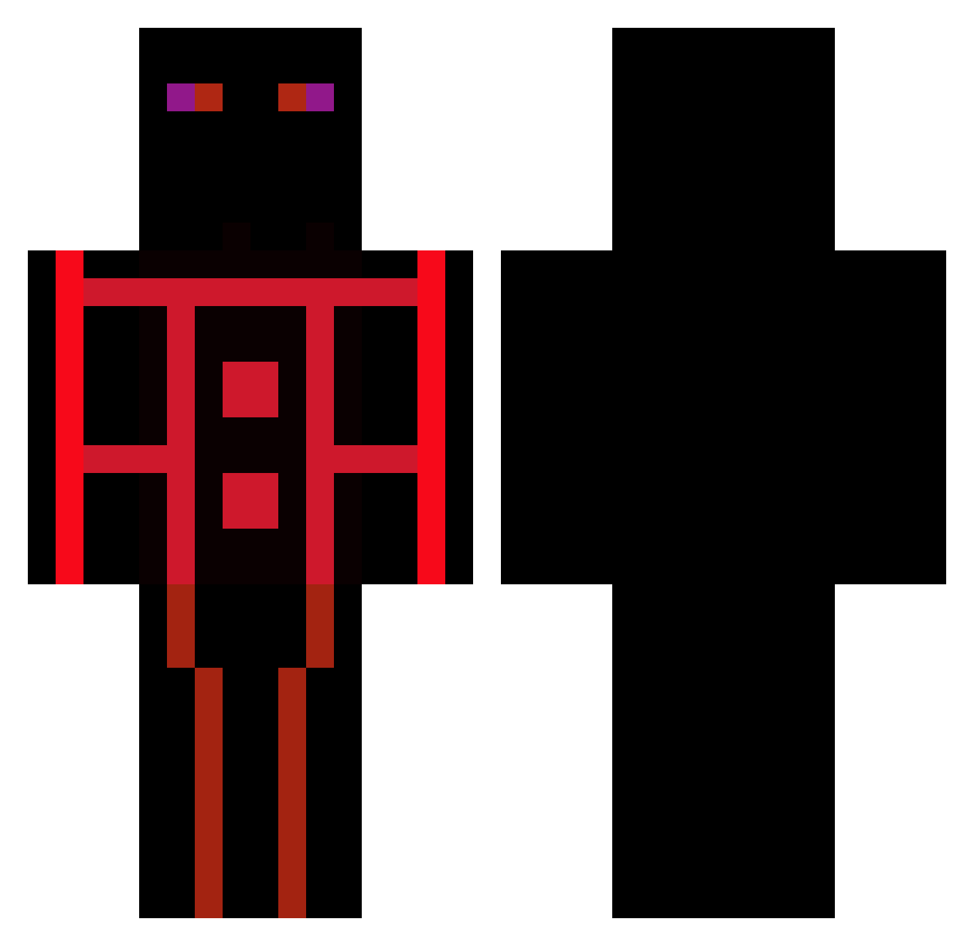 Hummeler2026 Minecraft skin, front and back view
