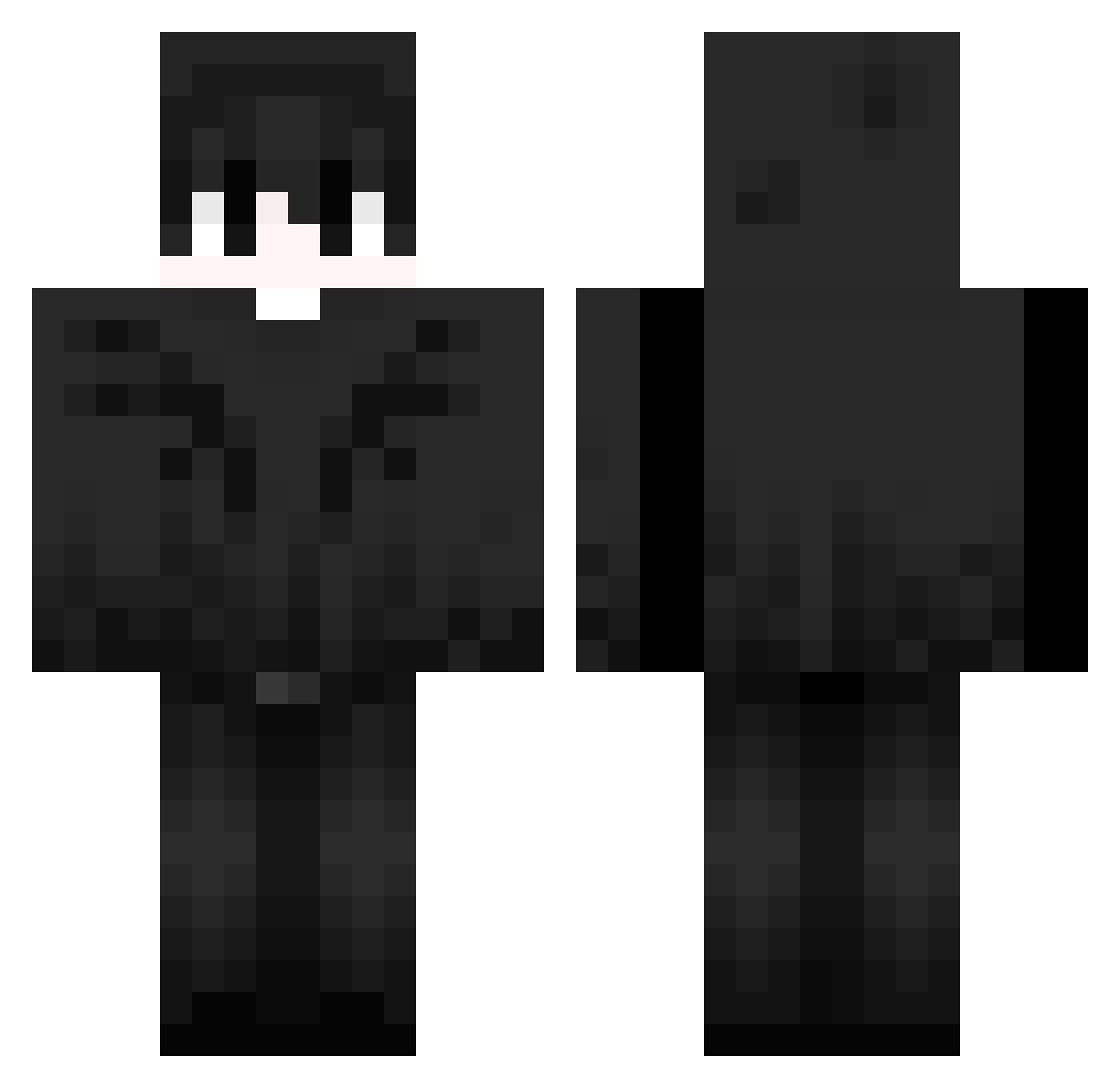 Fydro_ Minecraft skin, front and back view