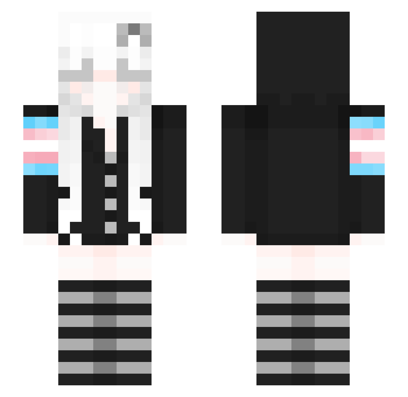 Shayla_86 Minecraft skin, front and back view