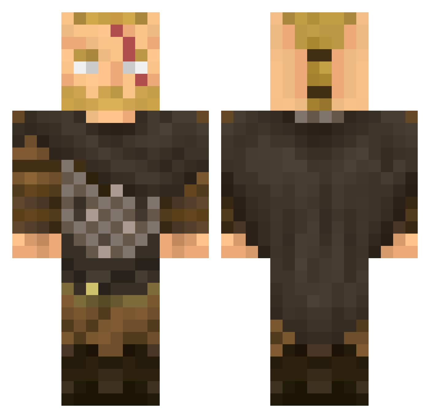 paulovncs1 Minecraft skin, front and back view