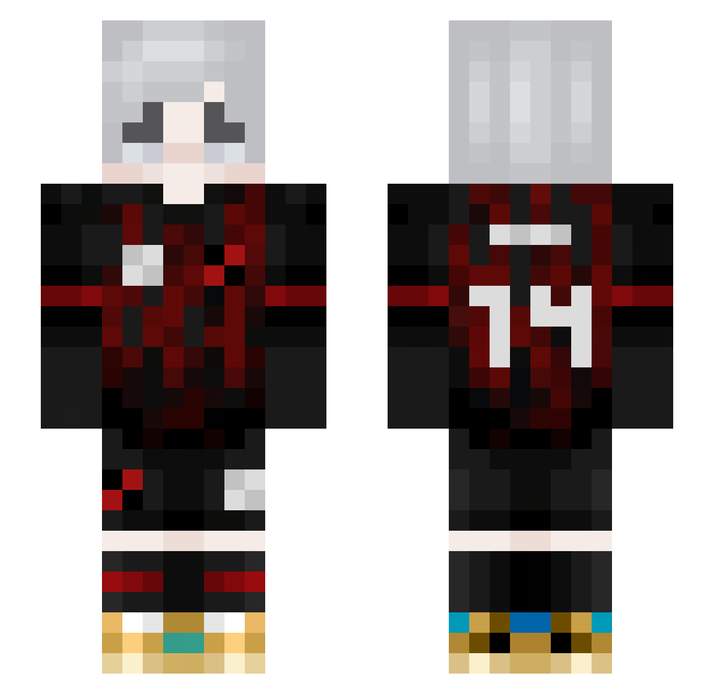 Soue_ Minecraft skin, front and back view