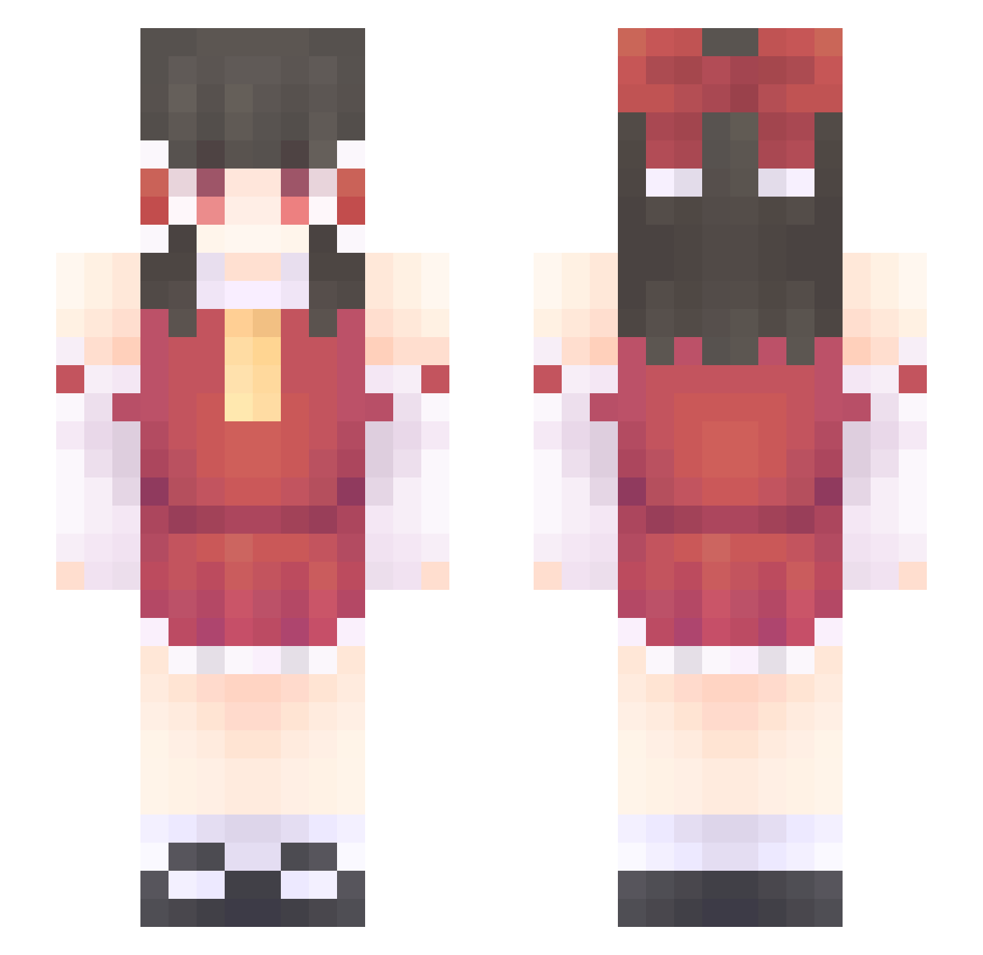 warcrimes9000 Minecraft skin, front and back view