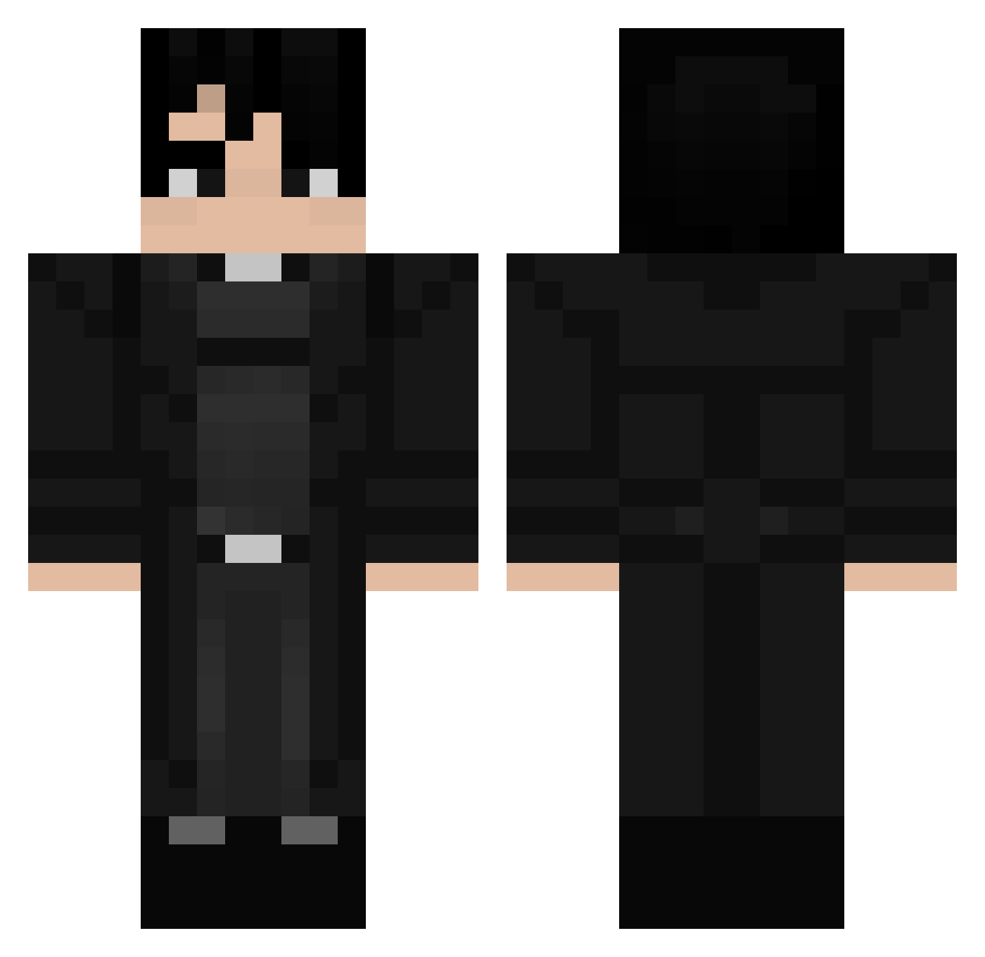 APOCALYPSEL9 Minecraft skin, front and back view