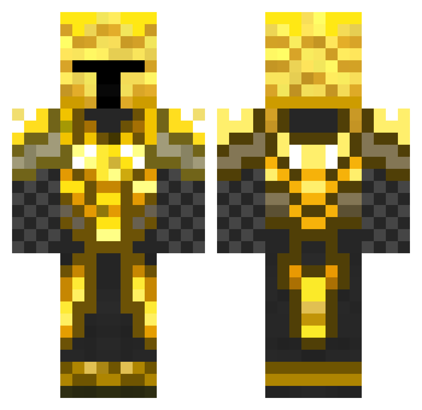 Gurra_ Minecraft skin, front and back view