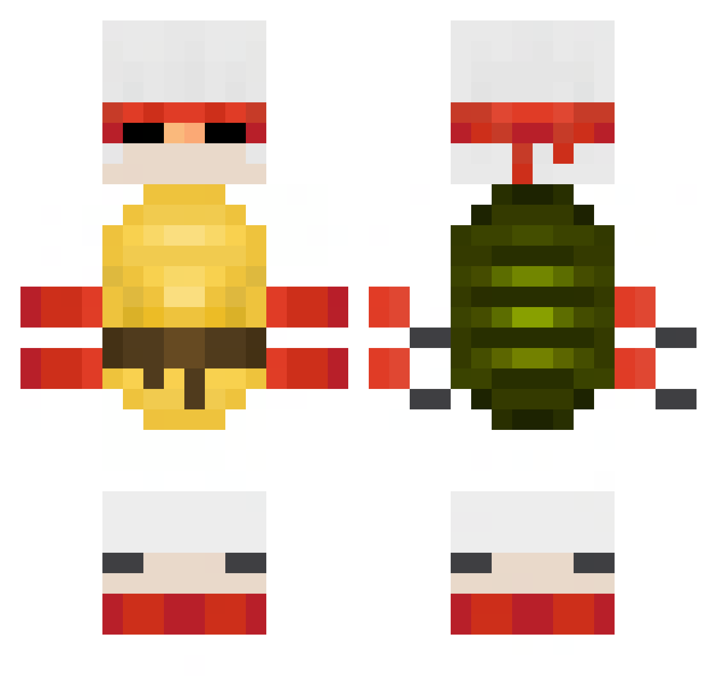 iRiio_ Minecraft skin, front and back view
