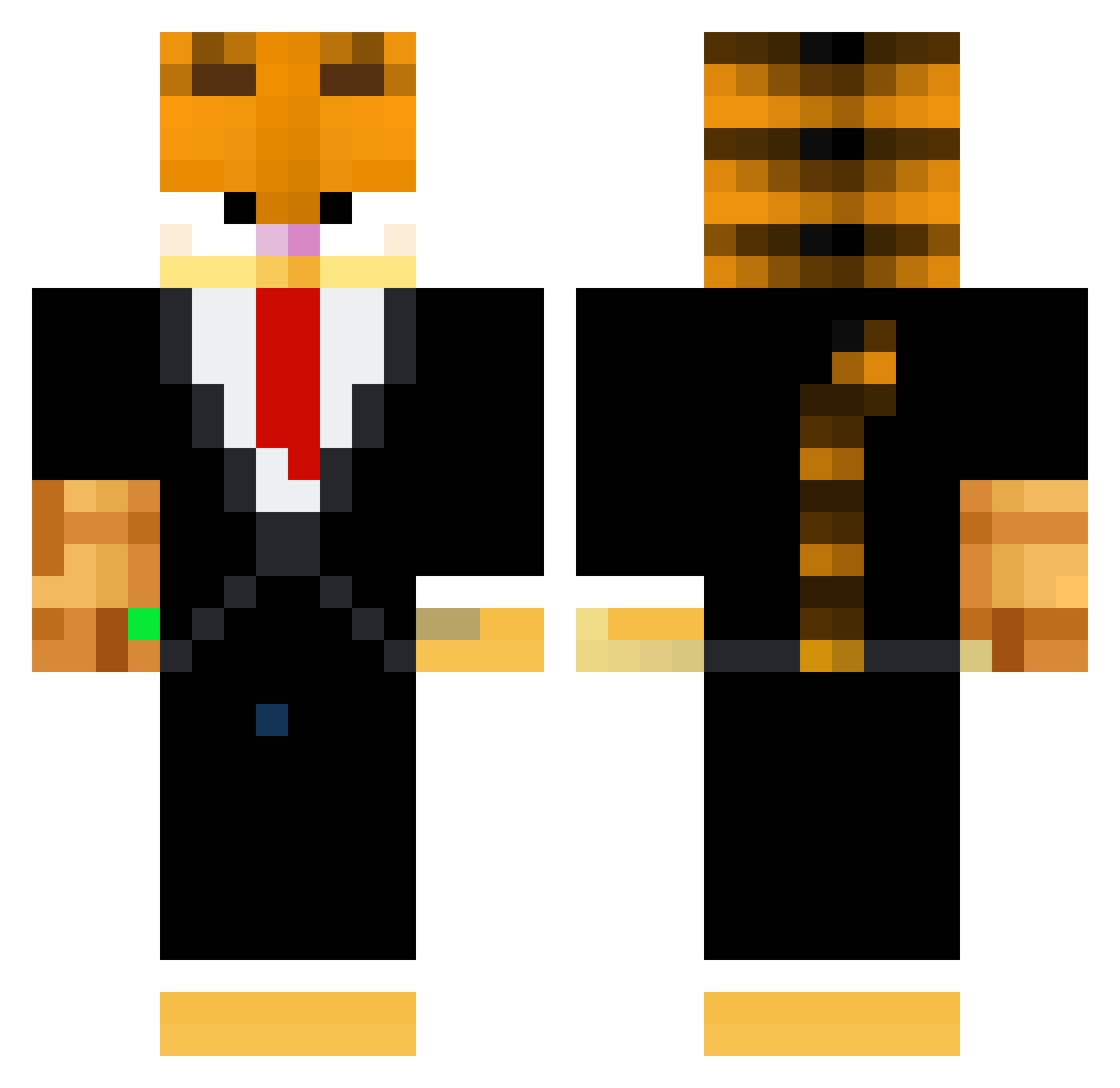 oli_walker98 Minecraft skin, front and back view