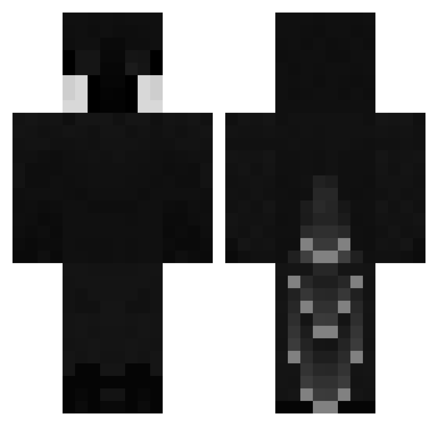 birdman8848 Minecraft skin, front and back view