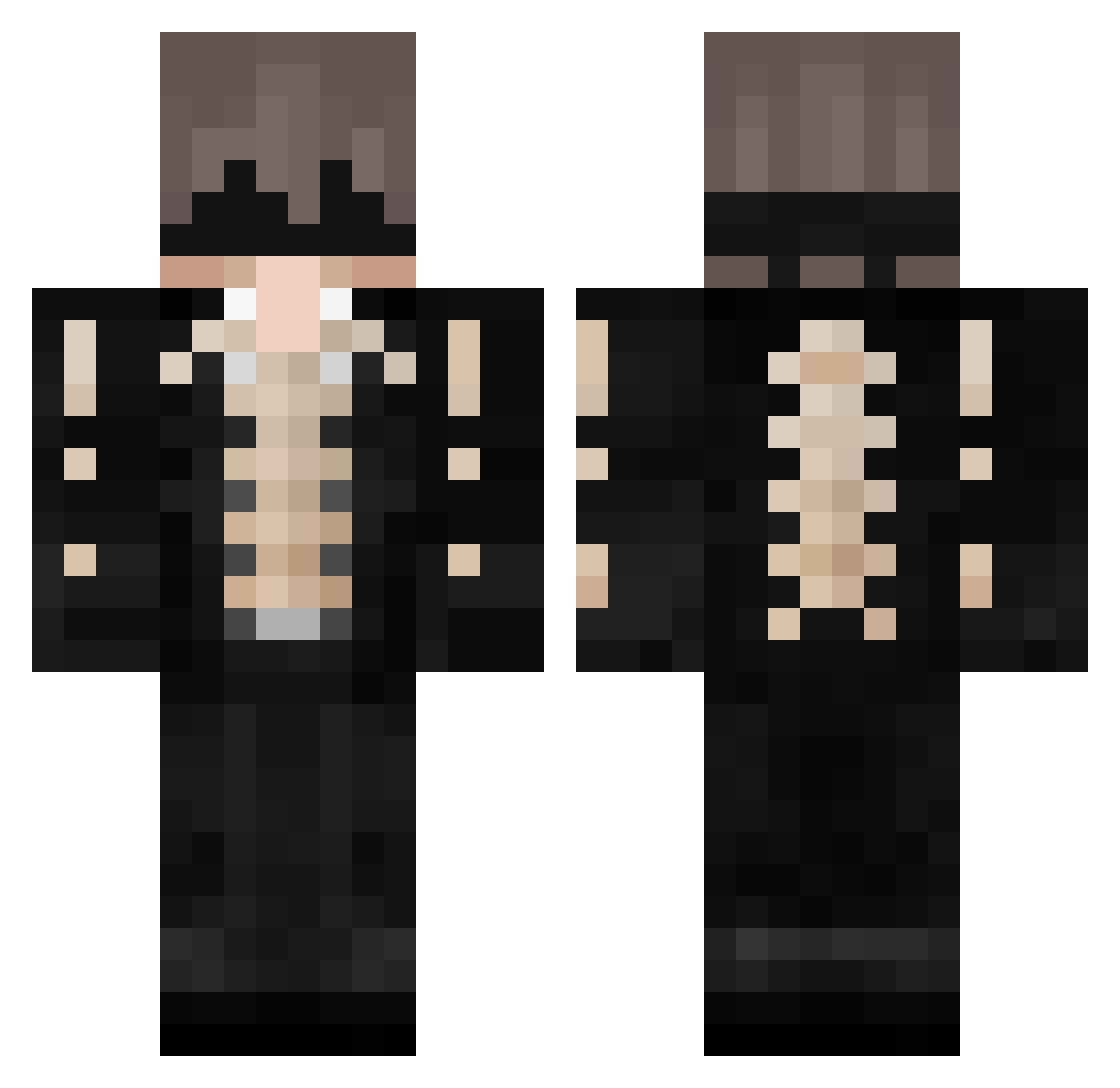 xXConnorThoXx Minecraft skin, front and back view