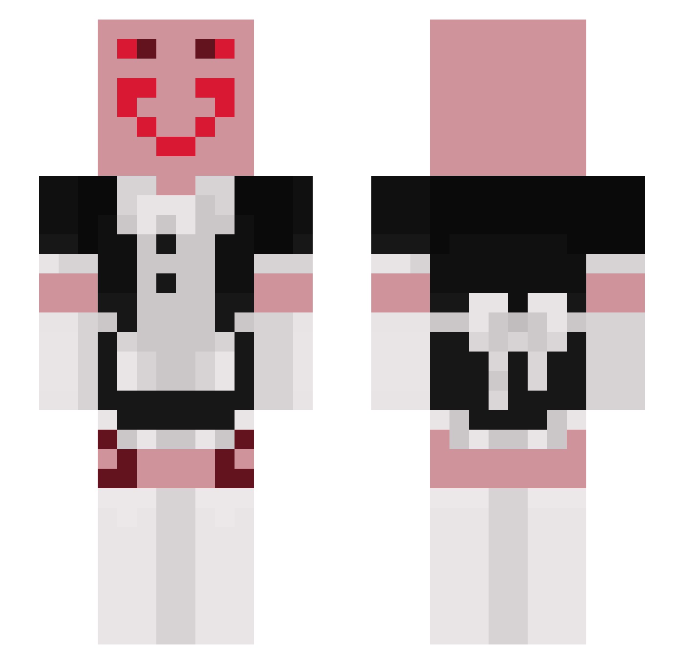 MrBito2151 Minecraft skin, front and back view