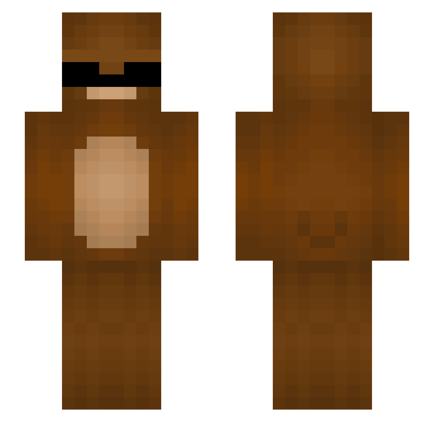 randomlyhim Minecraft skin, front and back view