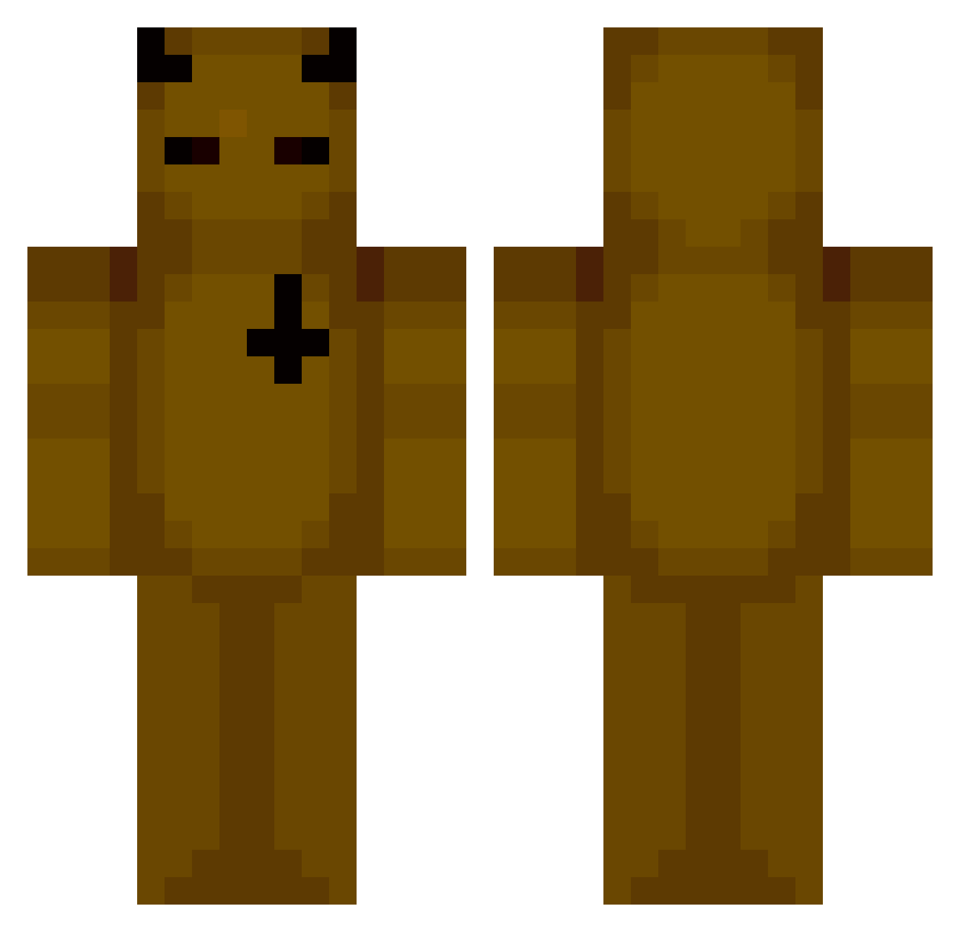 bejetu8 Minecraft skin, front and back view