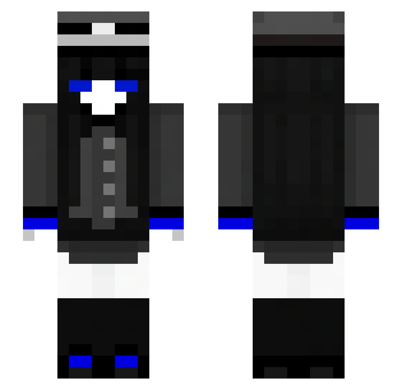 akihs62_ Minecraft skin, front and back view
