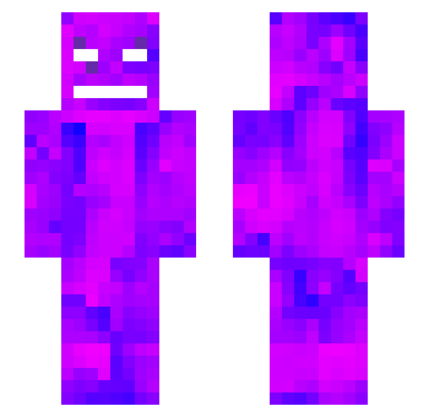 xicovski_ Minecraft skin, front and back view