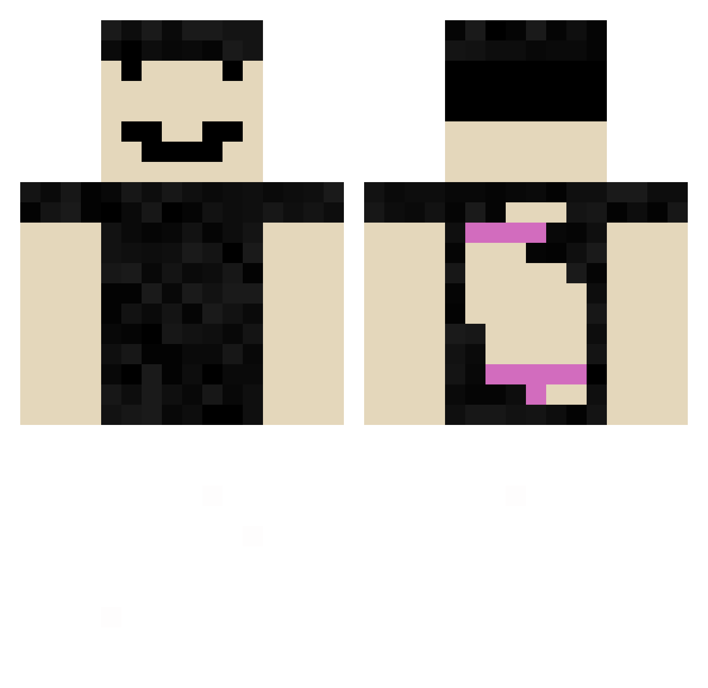 real_sultan Minecraft skin, front and back view