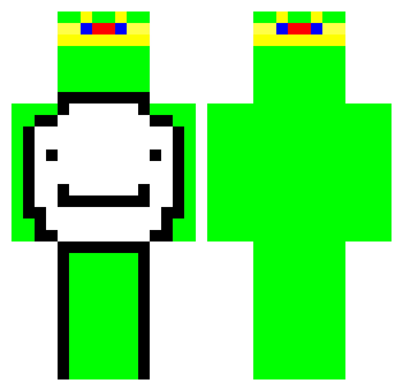 EndReaper5656 Minecraft skin, front and back view