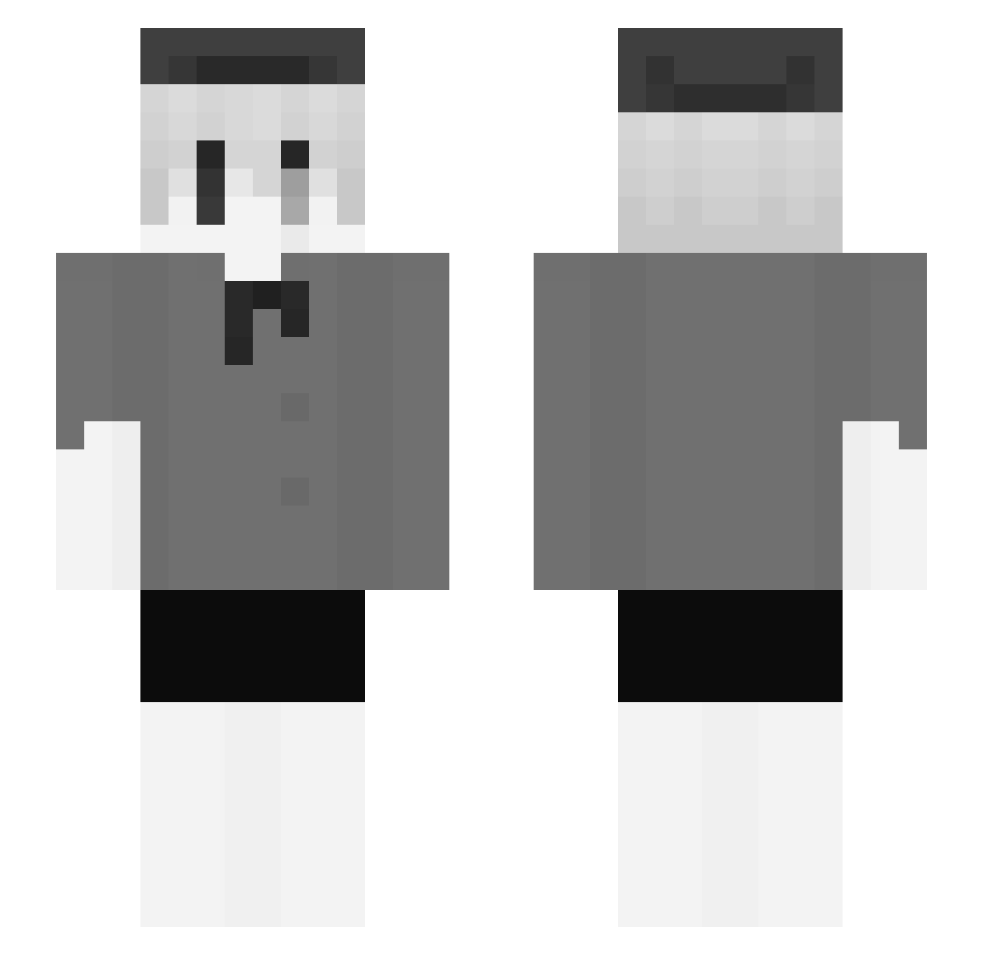 VxZHoKyT3eWXH6pA Minecraft skin, front and back view