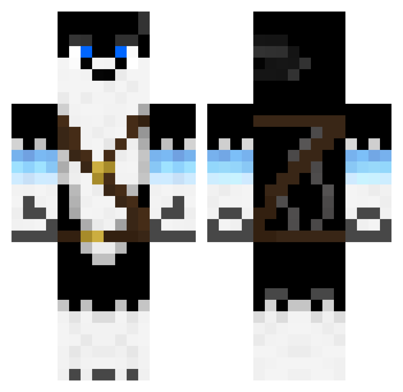xXswagmiteXx Minecraft skin, front and back view