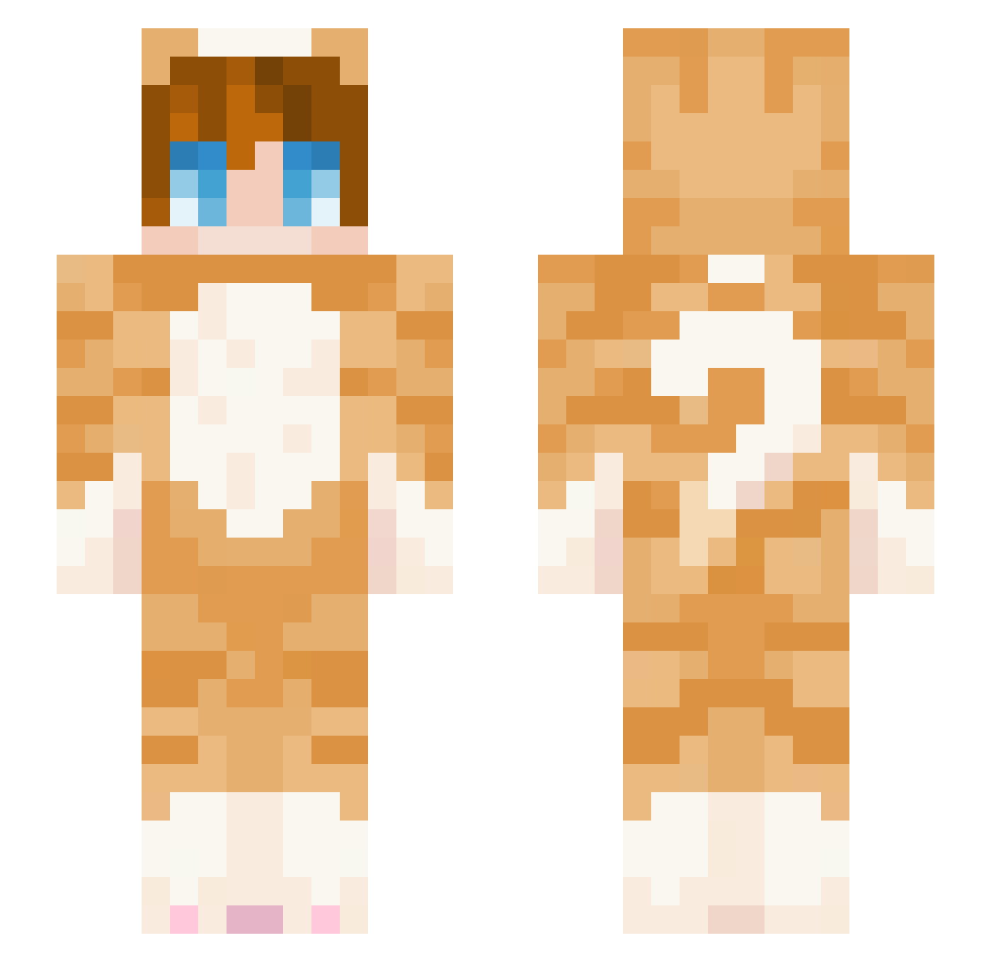 karee_m Minecraft skin, front and back view