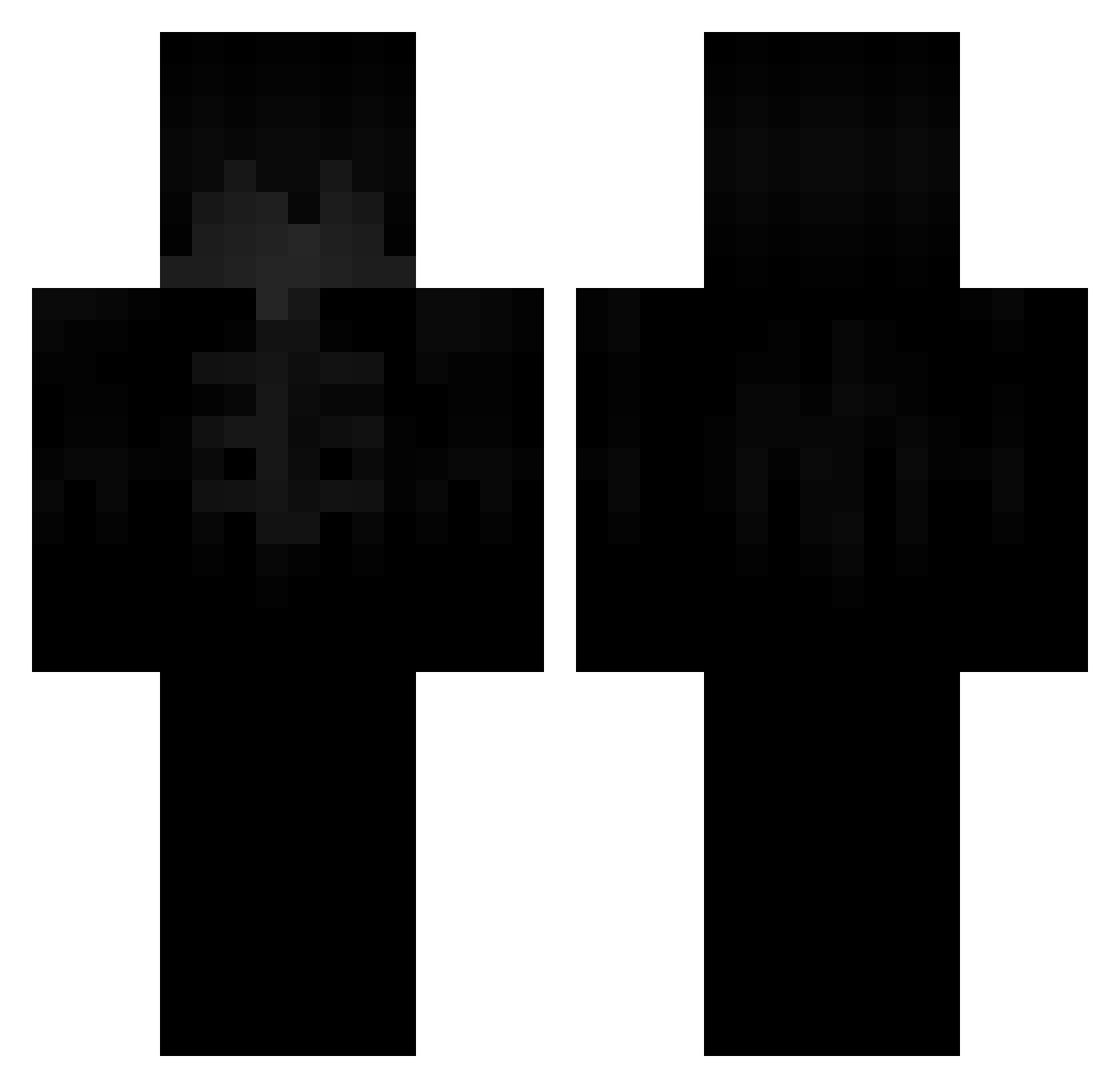 DRACOO0890 Minecraft skin, front and back view