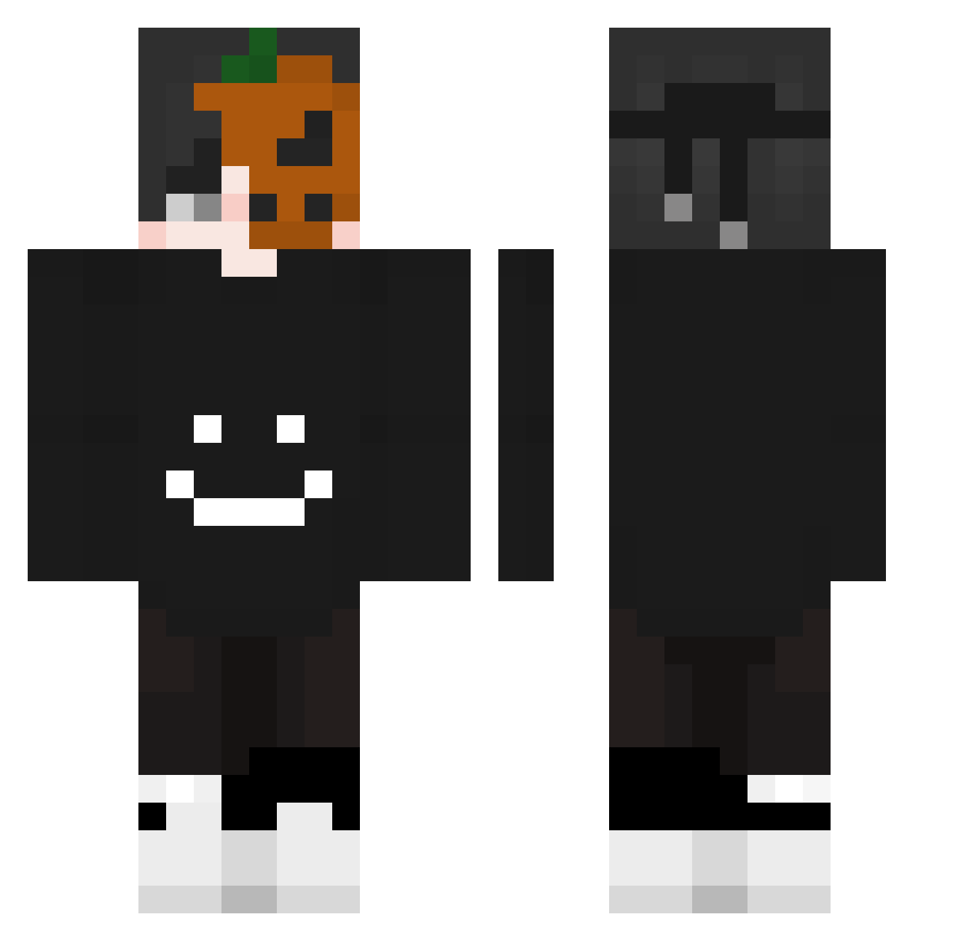 zsavage8 Minecraft skin, front and back view