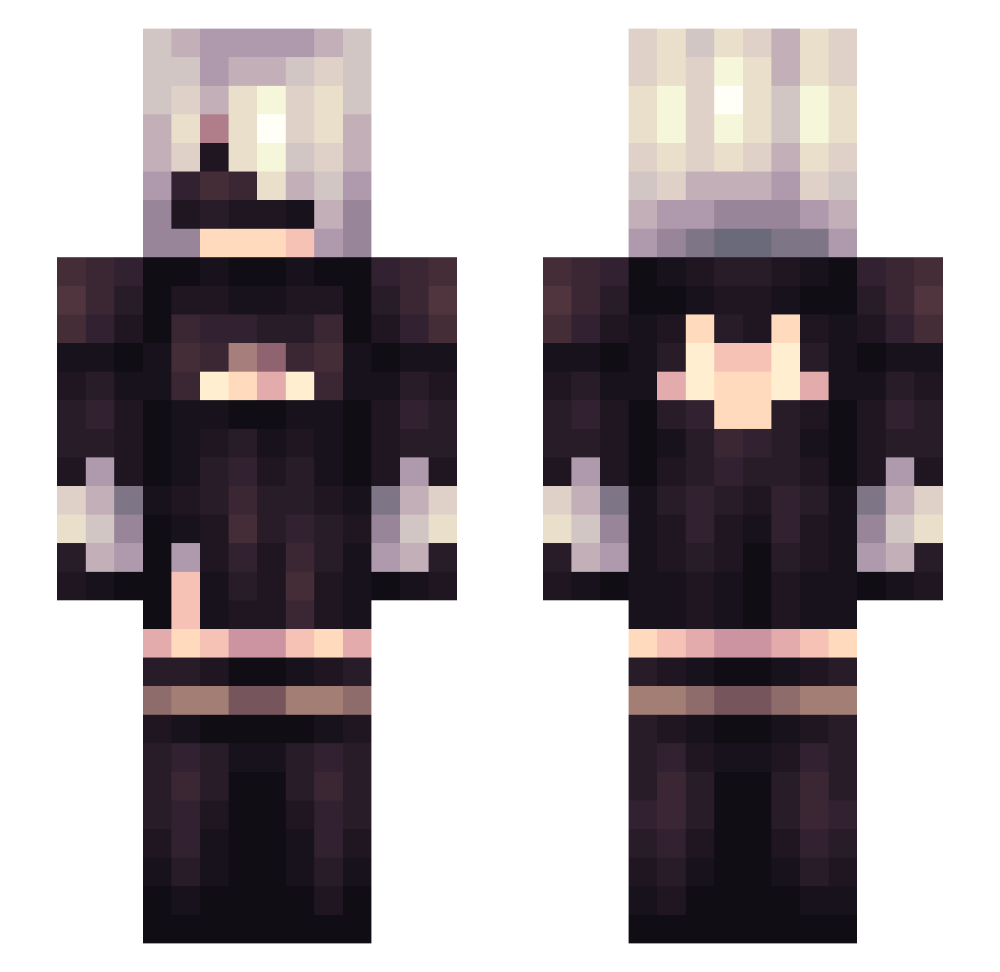 RandyTaylor Minecraft skin, front and back view