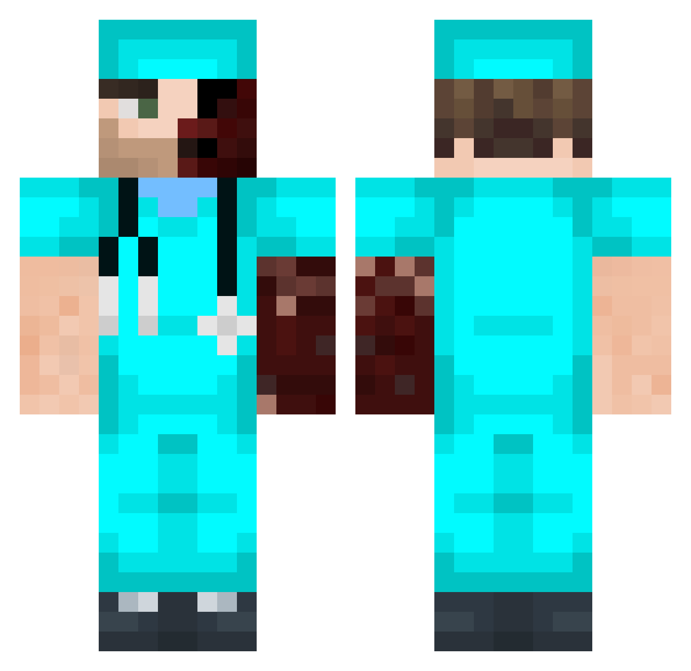arseniy_msc Minecraft skin, front and back view