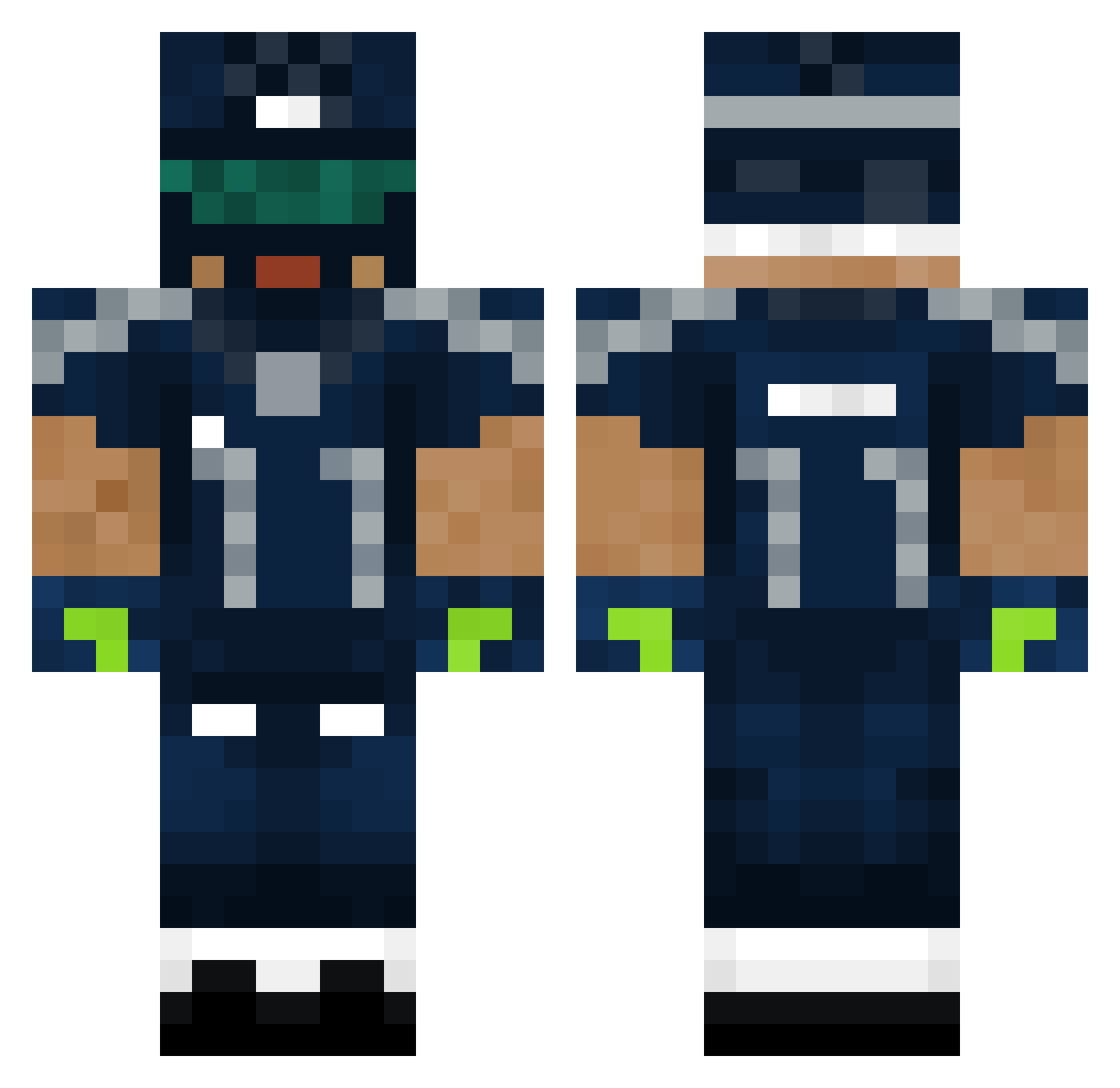 piggyboyyyy Minecraft skin, front and back view