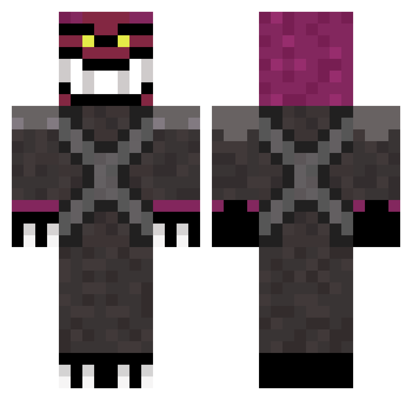 zombiebike - sharp teeth Minecraft skin
