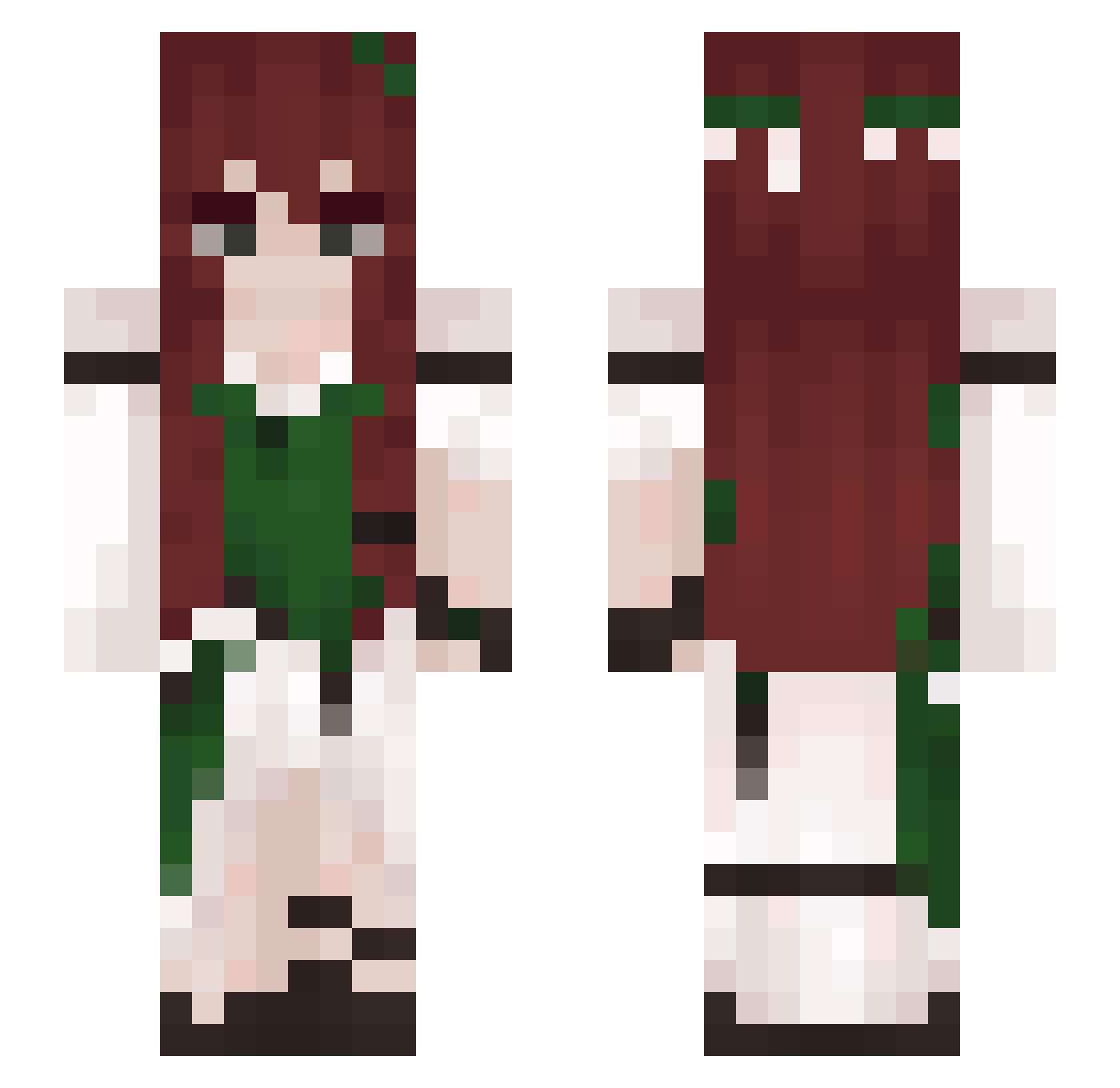 Abelito_ Minecraft skin, front and back view
