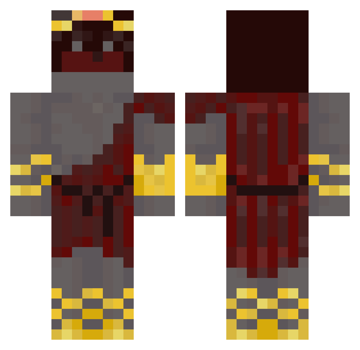 ThatOneGuy_121 Minecraft skin, front and back view