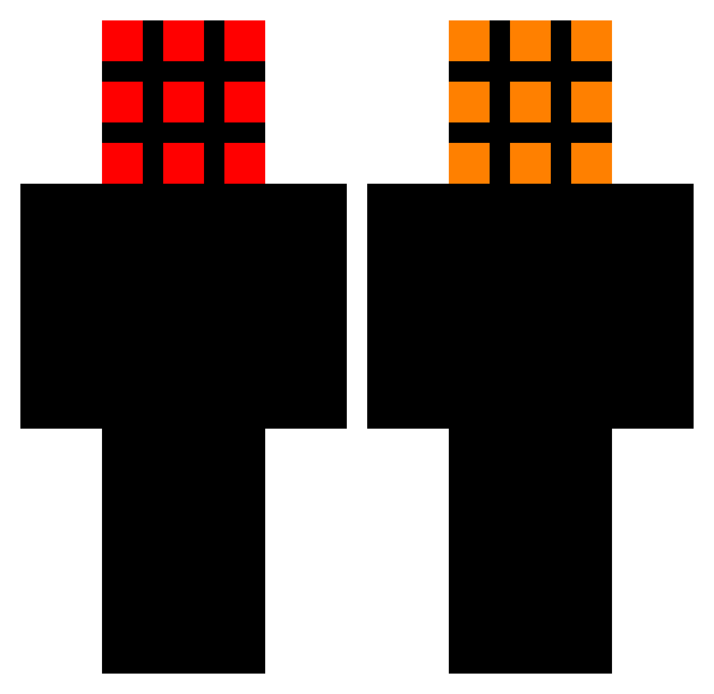 Stranded_At_Sea Minecraft skin, front and back view