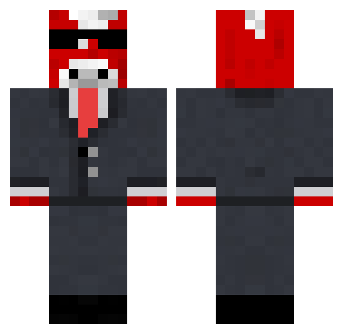 Poleusz Minecraft skin, front and back view
