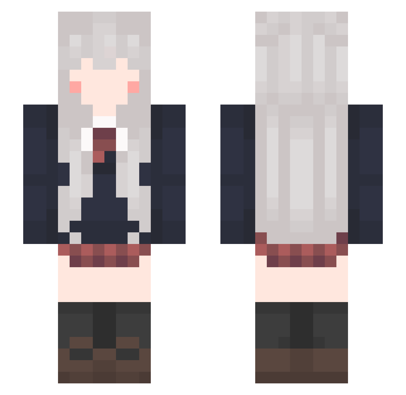 Mc_DDY_ Minecraft skin, front and back view