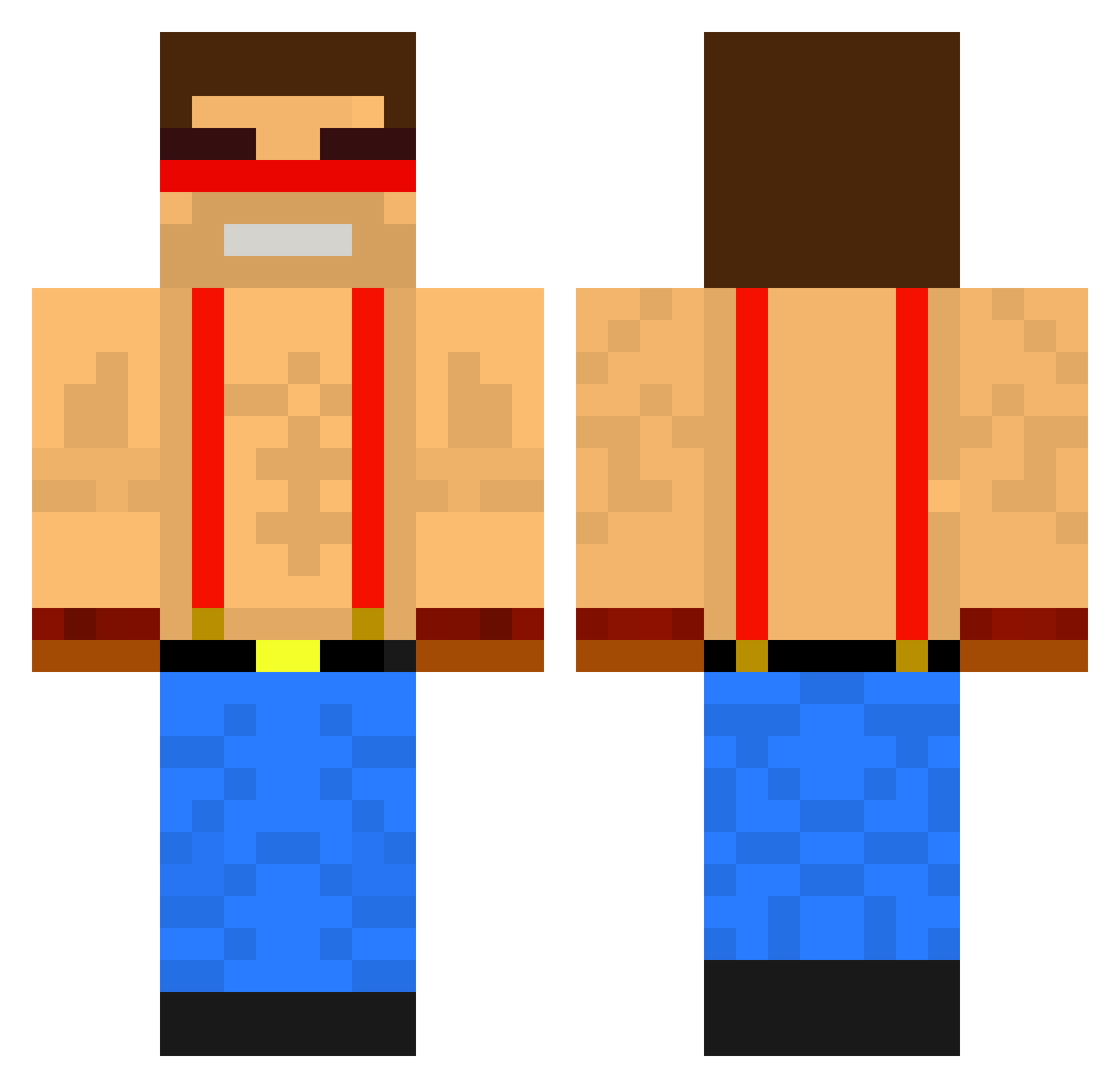 Sebastian_Probs Minecraft skin, front and back view