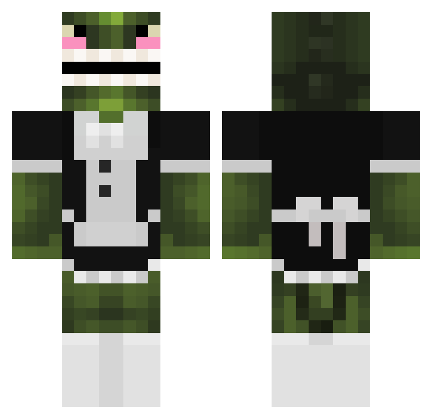 GamerBoy1986 Minecraft skin, front and back view